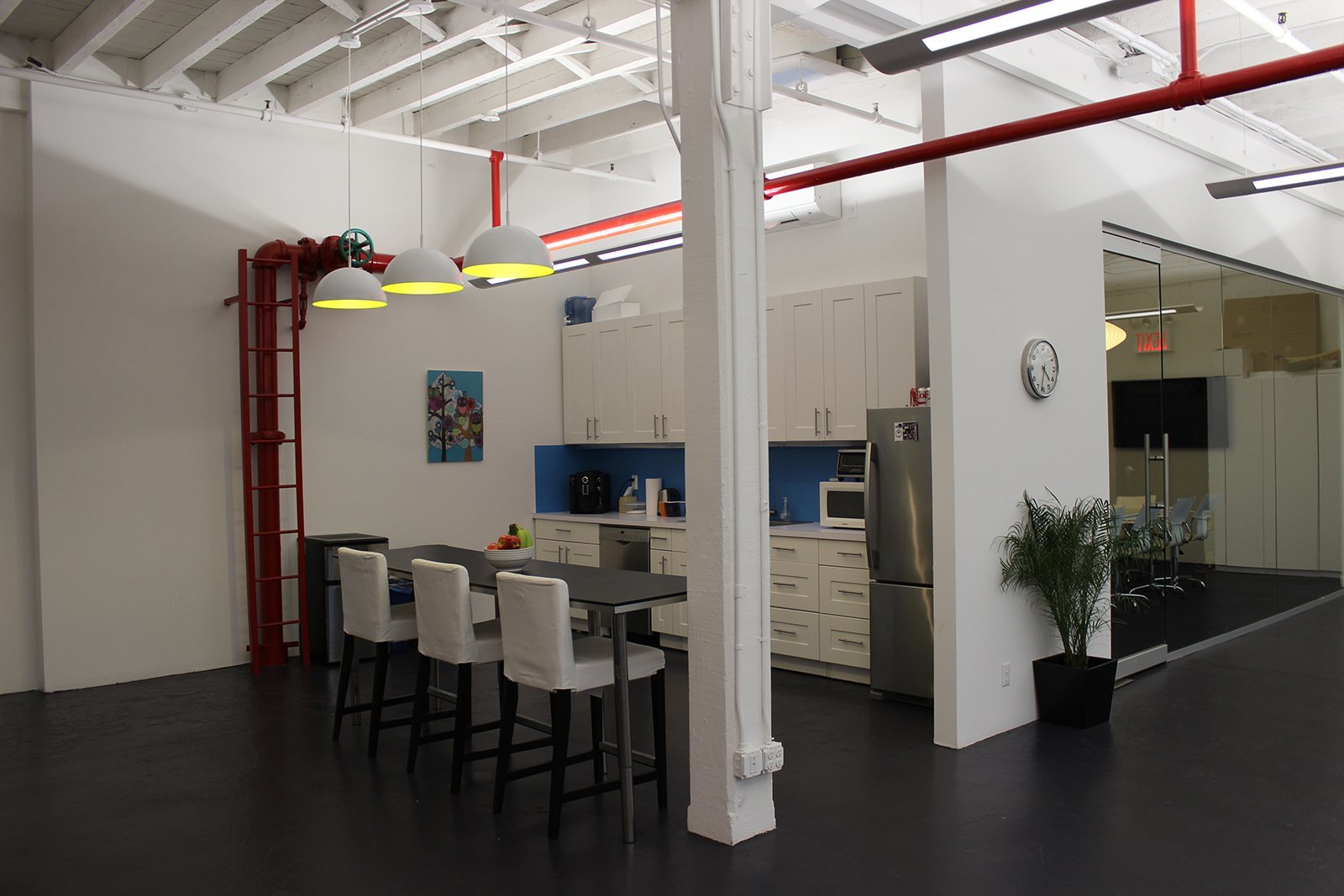 Kitchen – the heart and social area of the office