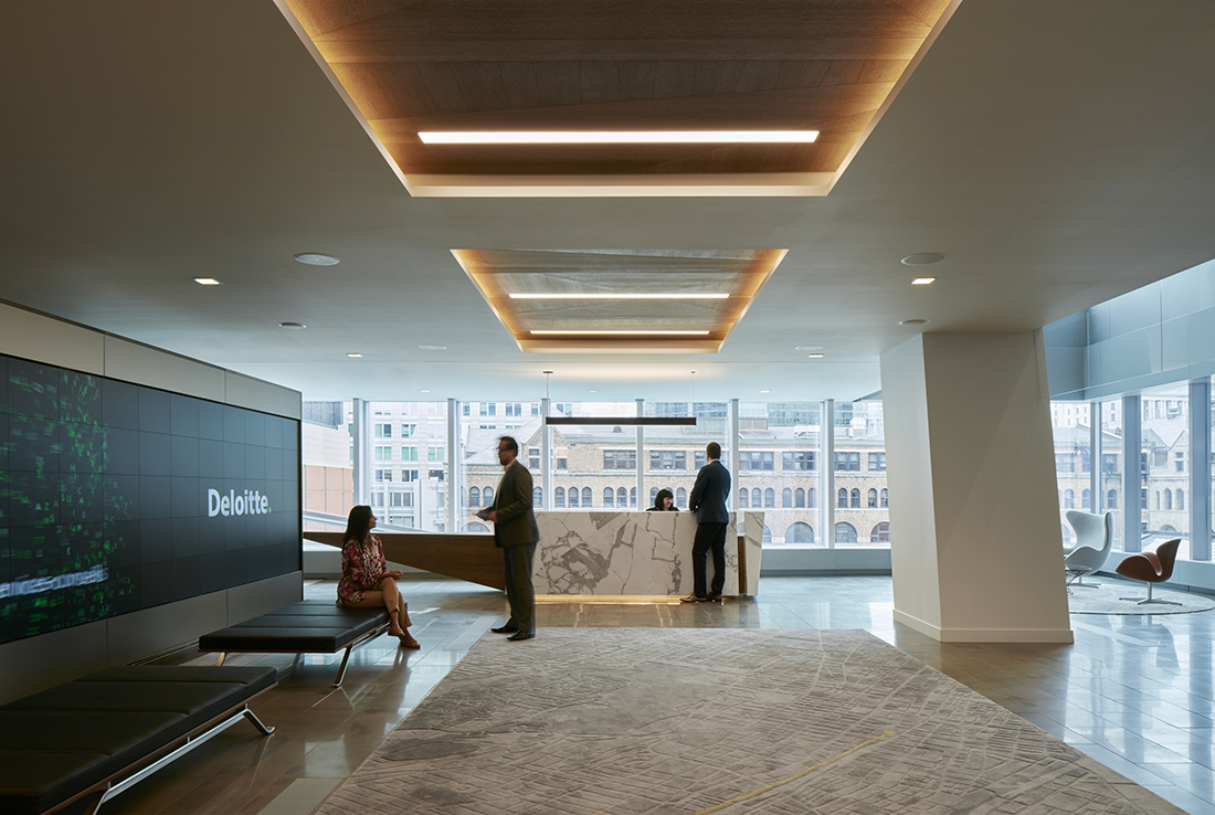 Inside Deloitte’s New Elegant Montreal Office