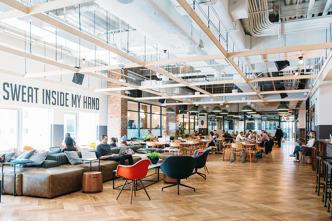 A Look Inside WeWork’s Williamsburg Coworking Space - Officelovin'