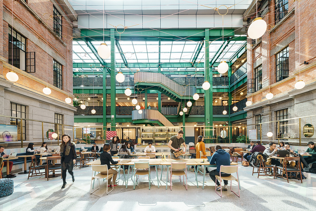 Inside WeWork’s New Coworking Space in Shanghai