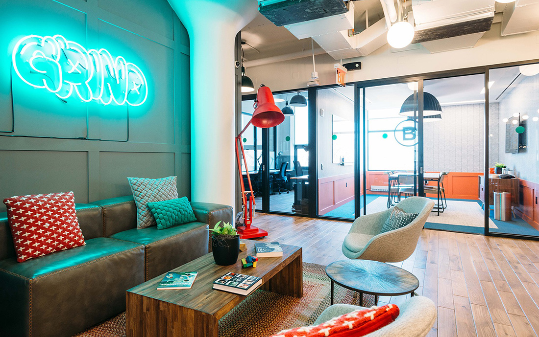 A Tour of WeWork’s Cool Queens Coworking Campus