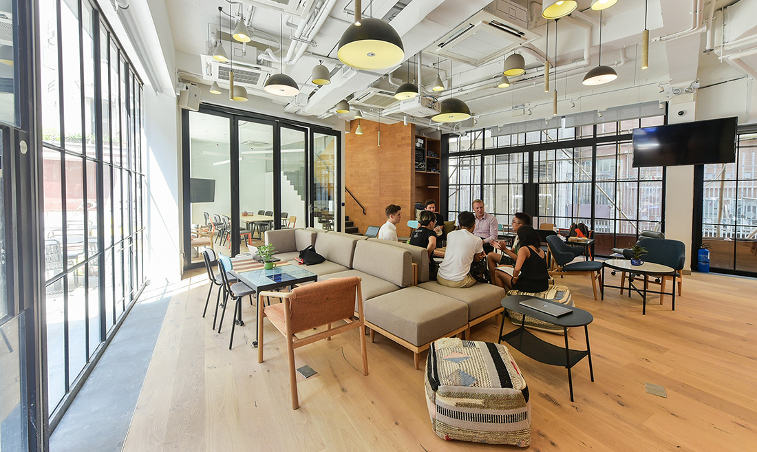 Inside naked Hub’s Coworking Space – New Street
