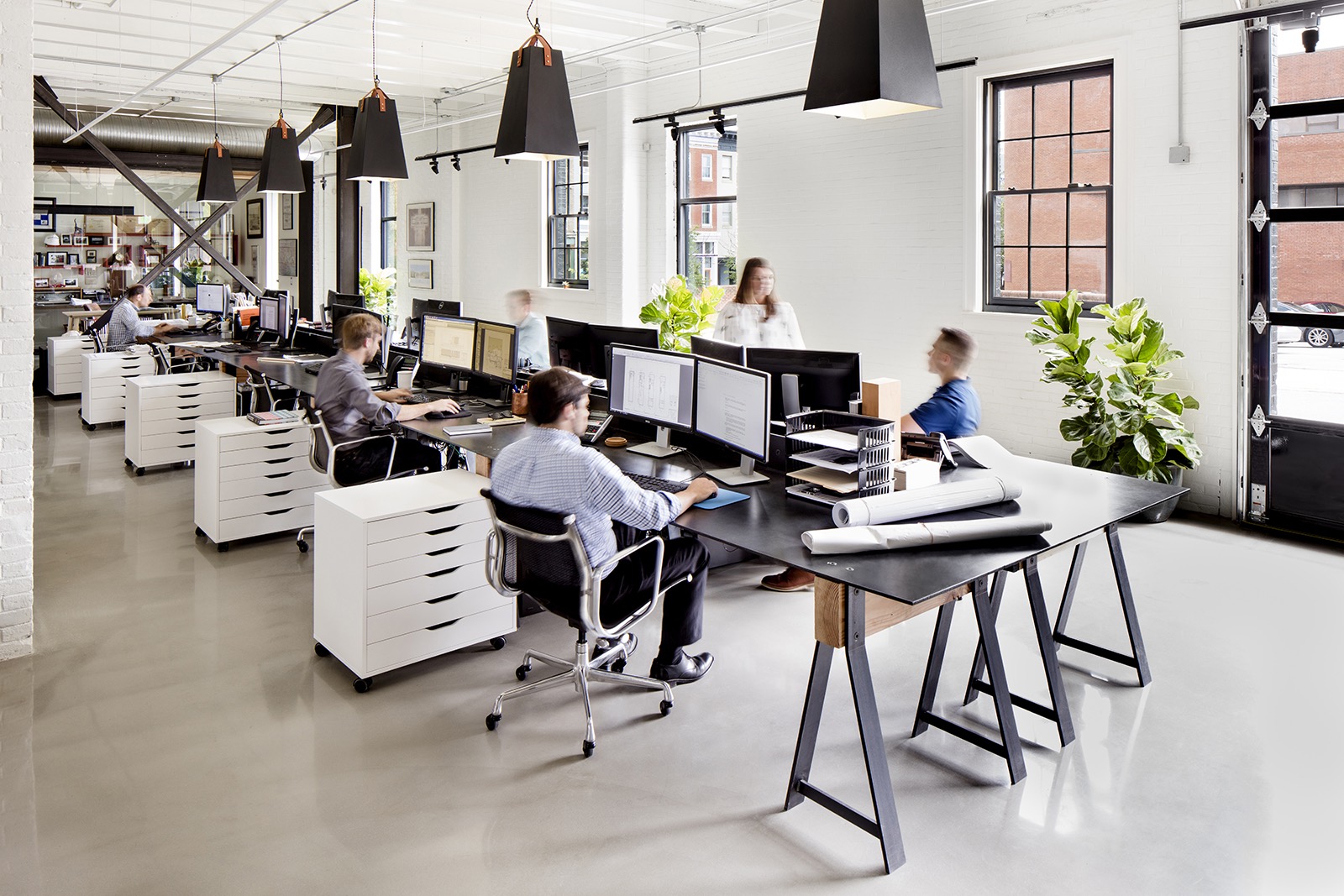 A Tour Of Smp Architects Sleek New Baltimore Office Officelovin