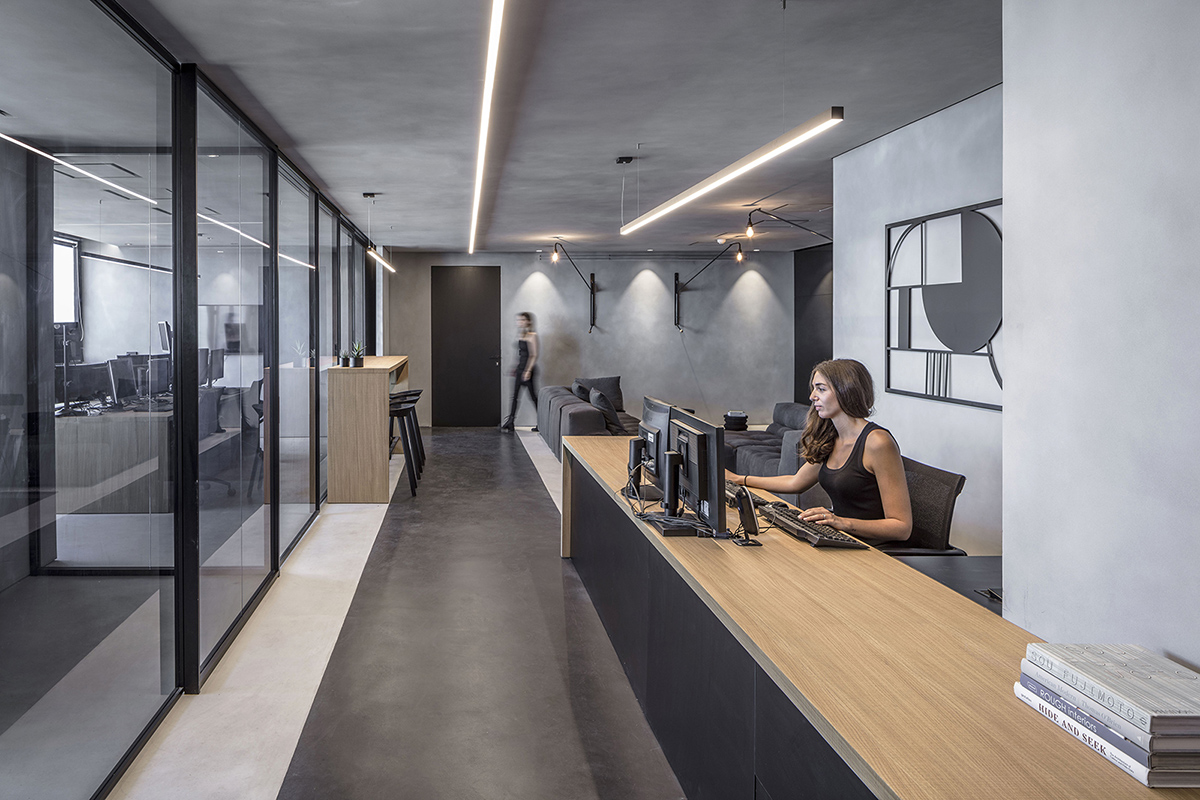 Inside Financial Company Offices in Tel Aviv