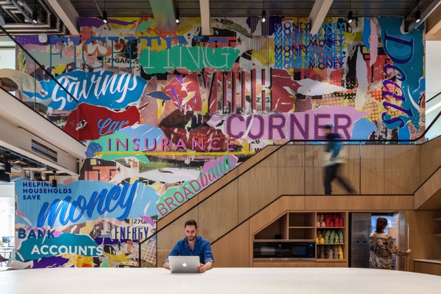 Behind The Scenes of MoneySuperMarket’s New London Office
