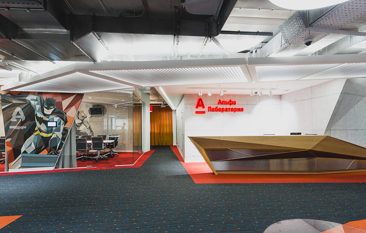 A Look Inside Alfa Bank’s Modern Moscow Office