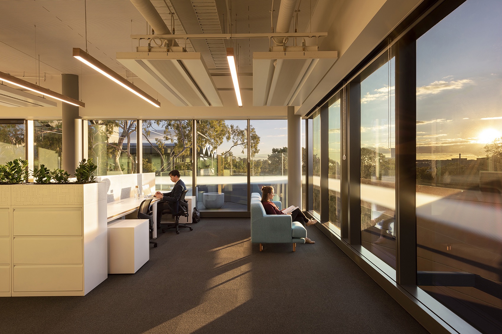 Open-plan workspace orygen-office-parkville-4