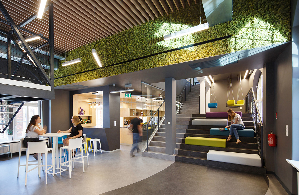 A Tour Of The Software House S Biophilic Office In Gliwice