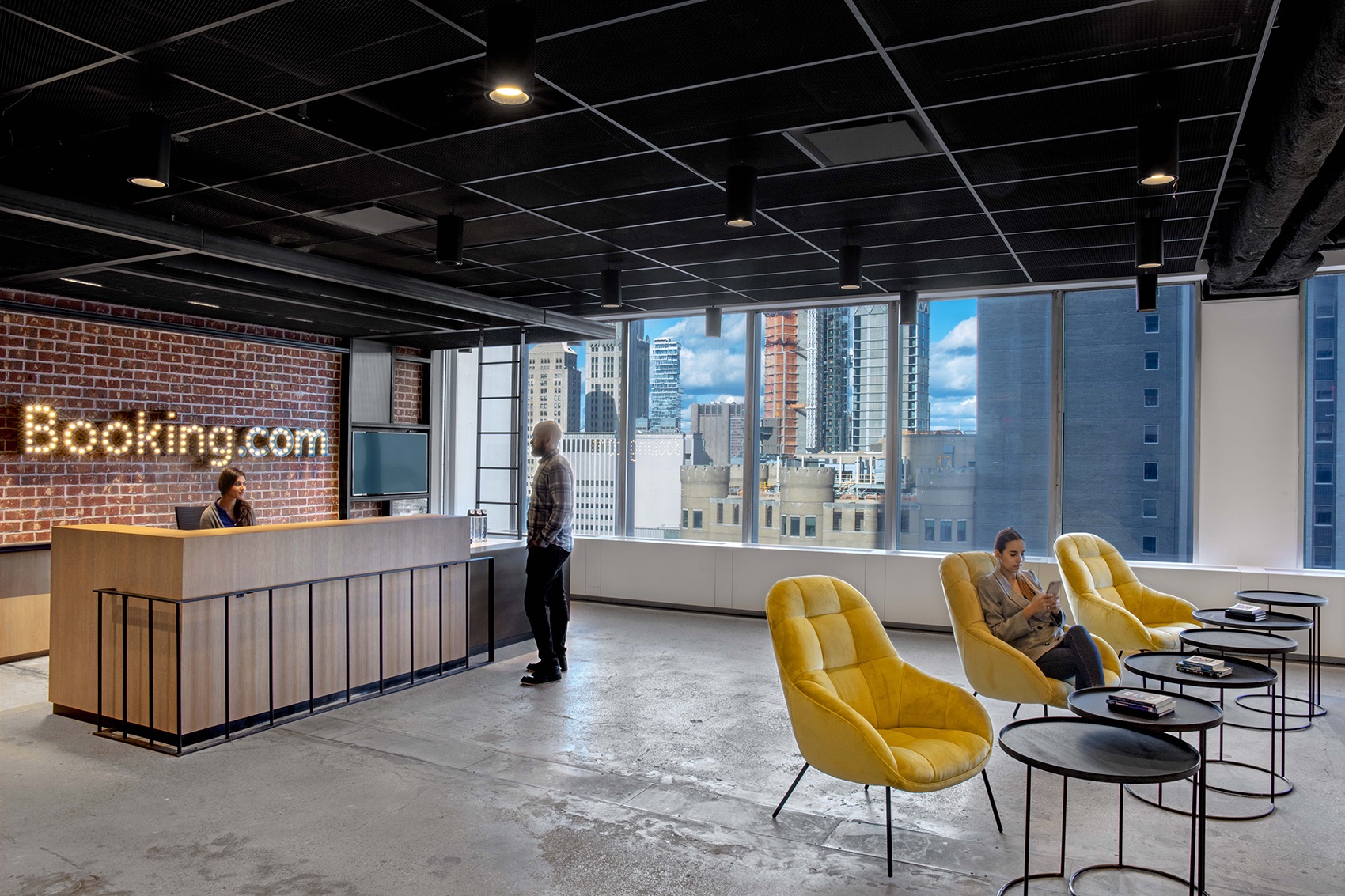 A Look Inside Booking.com's Eclectic NYC Office - Officelovin