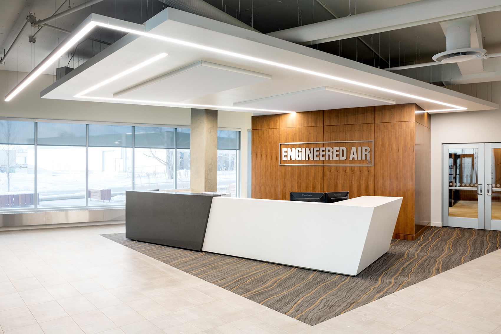 A Look Inside Engineered Air's Modern Calgary Office - Officelovin'