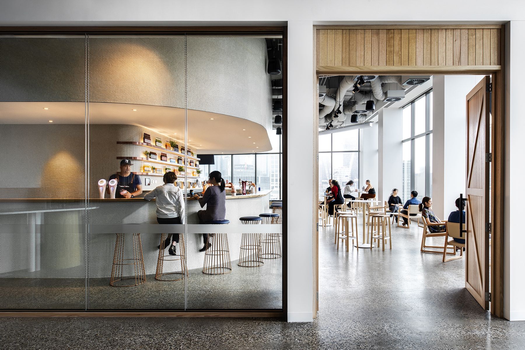 Fully functioning bar carlton-united-breweries-office-5
