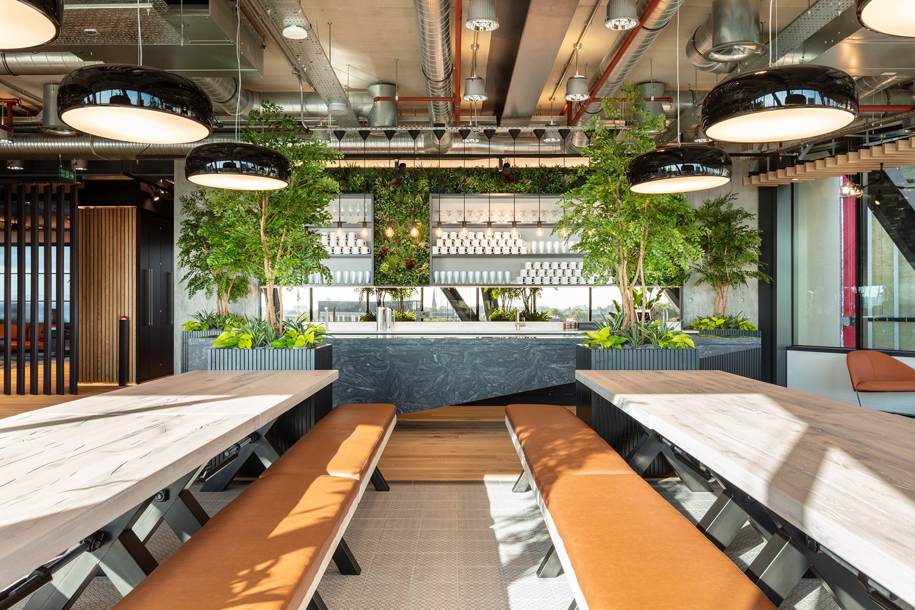 Cafeteria / seating area alpha-fx-london-office-5
