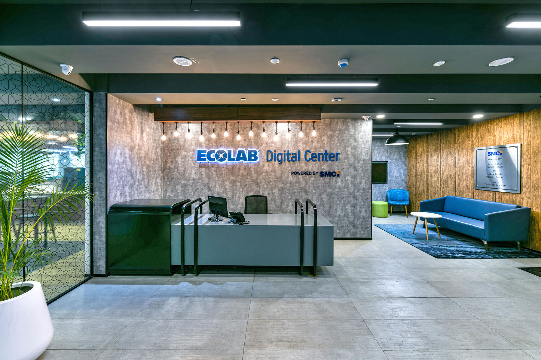Inside Ecolab's Biophilic New Bengaluru Office - Officelovin'