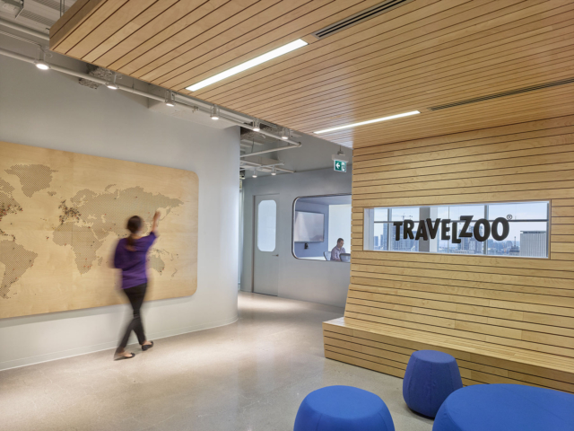 A Look Inside Travelzoo’s Elegant Toronto Office