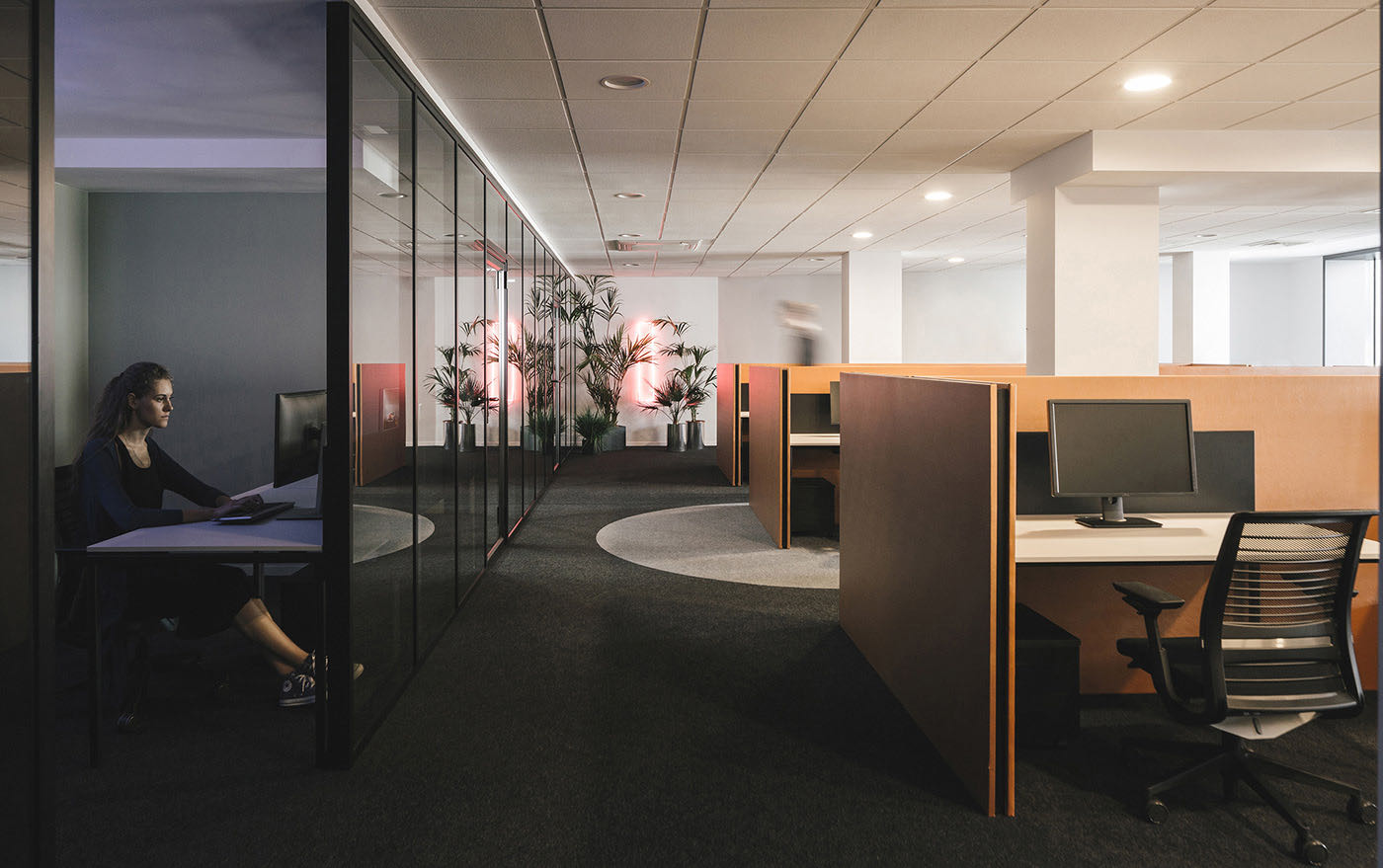 Open-plan workspace admitad-minsk-office-3