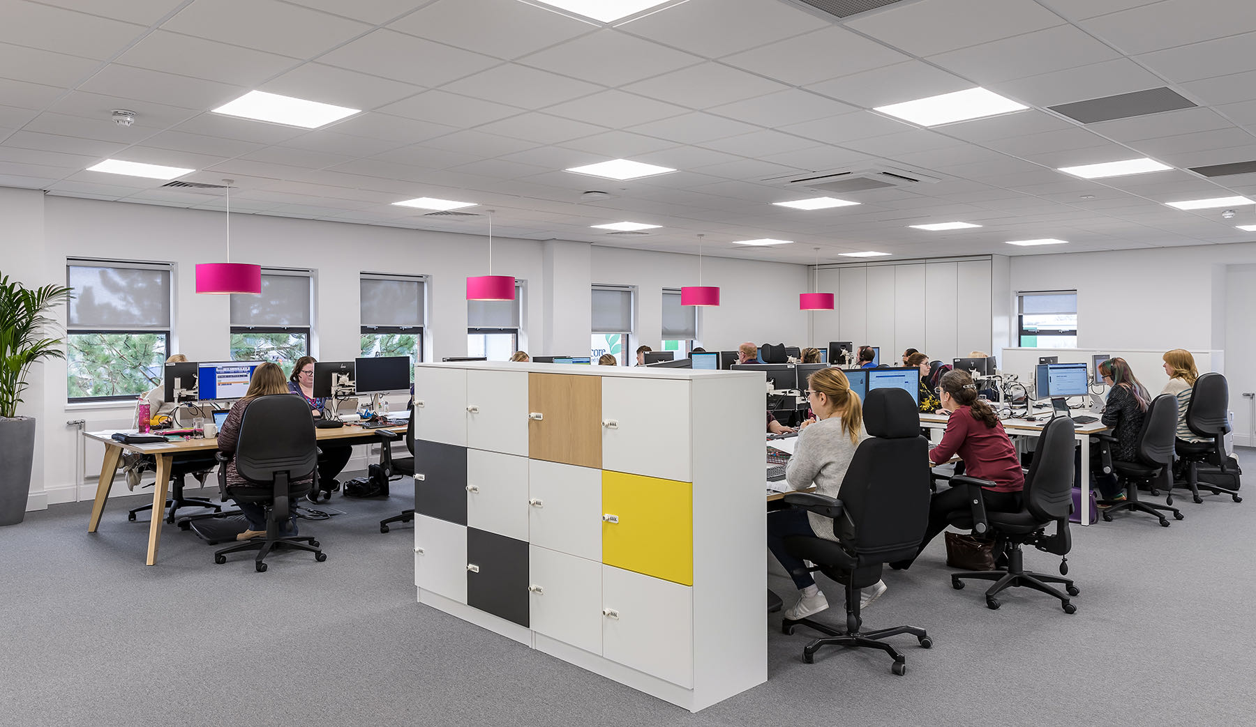Open-plan workspace mnd-association-office-7