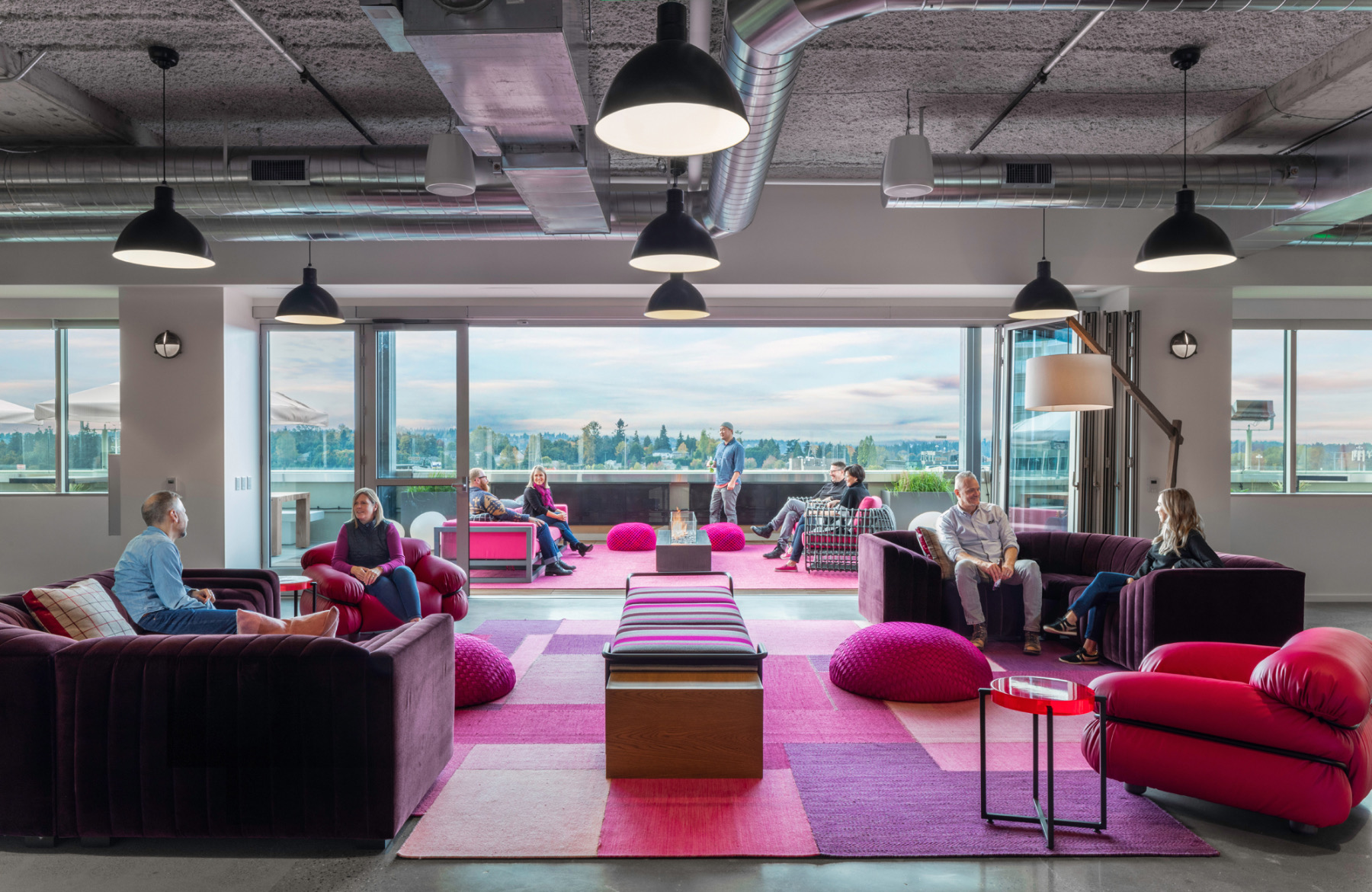 A Tour Of T Mobiles Sleek New Bellevue Office Indesign Marketing