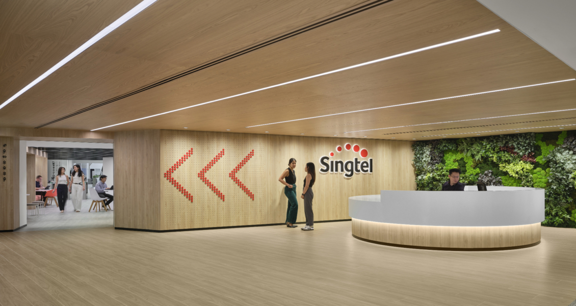 A Look Inside Singtel’s New Singapore Office