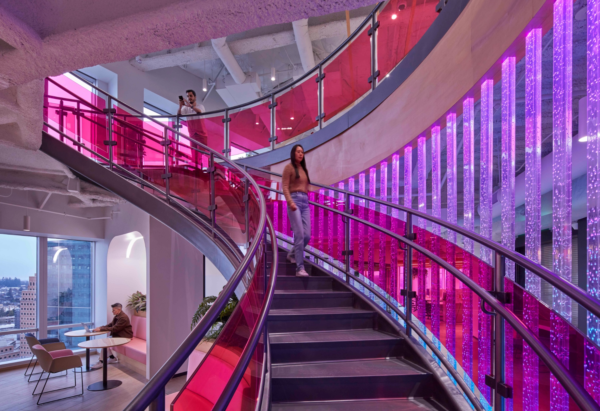 Staircase tiktok-bellevue-office-2