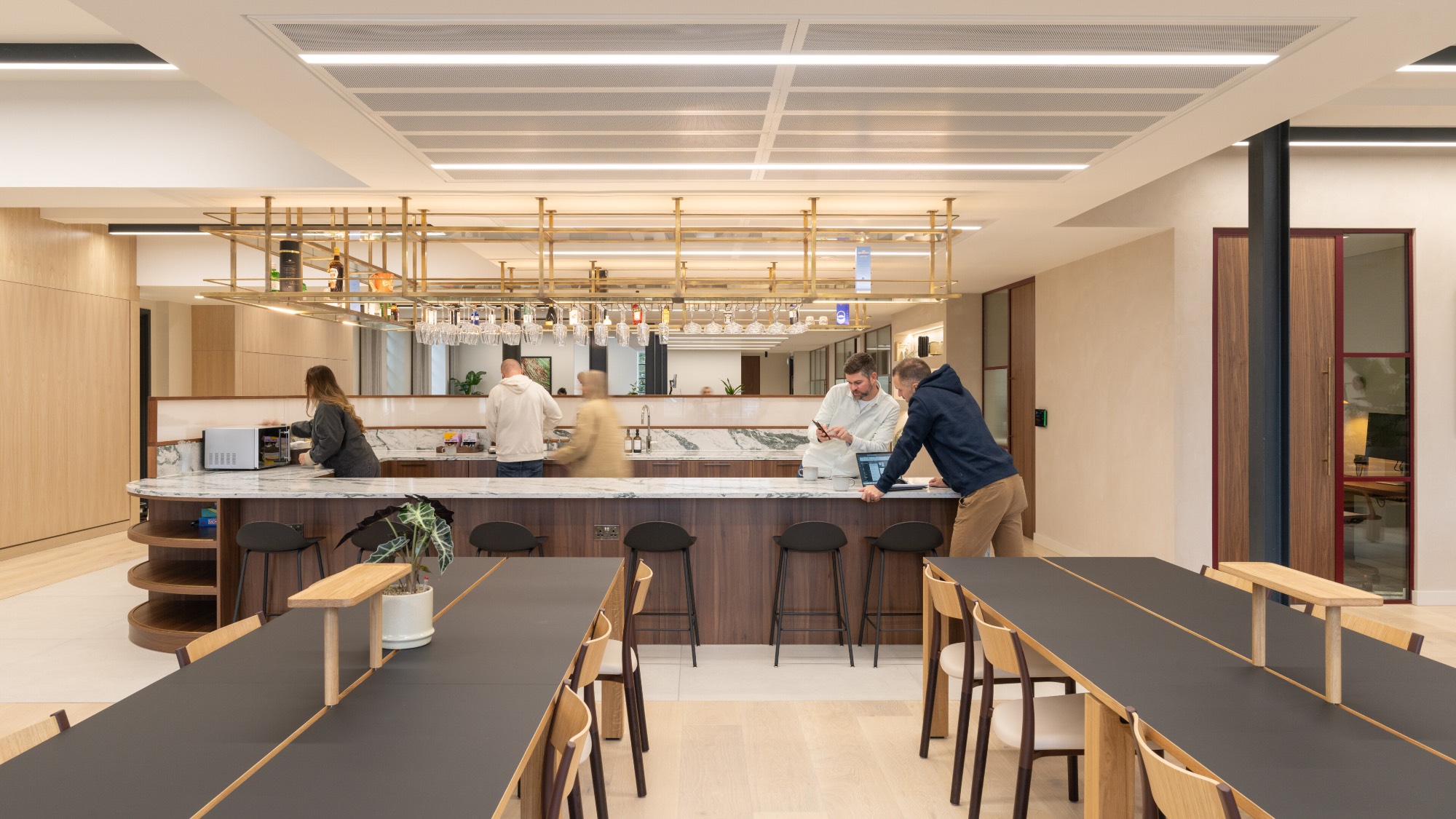 Communal space / Kitchen oktra-guildford-office-3